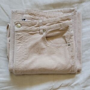 H&M DIVIDED Beige Corduroy Pants